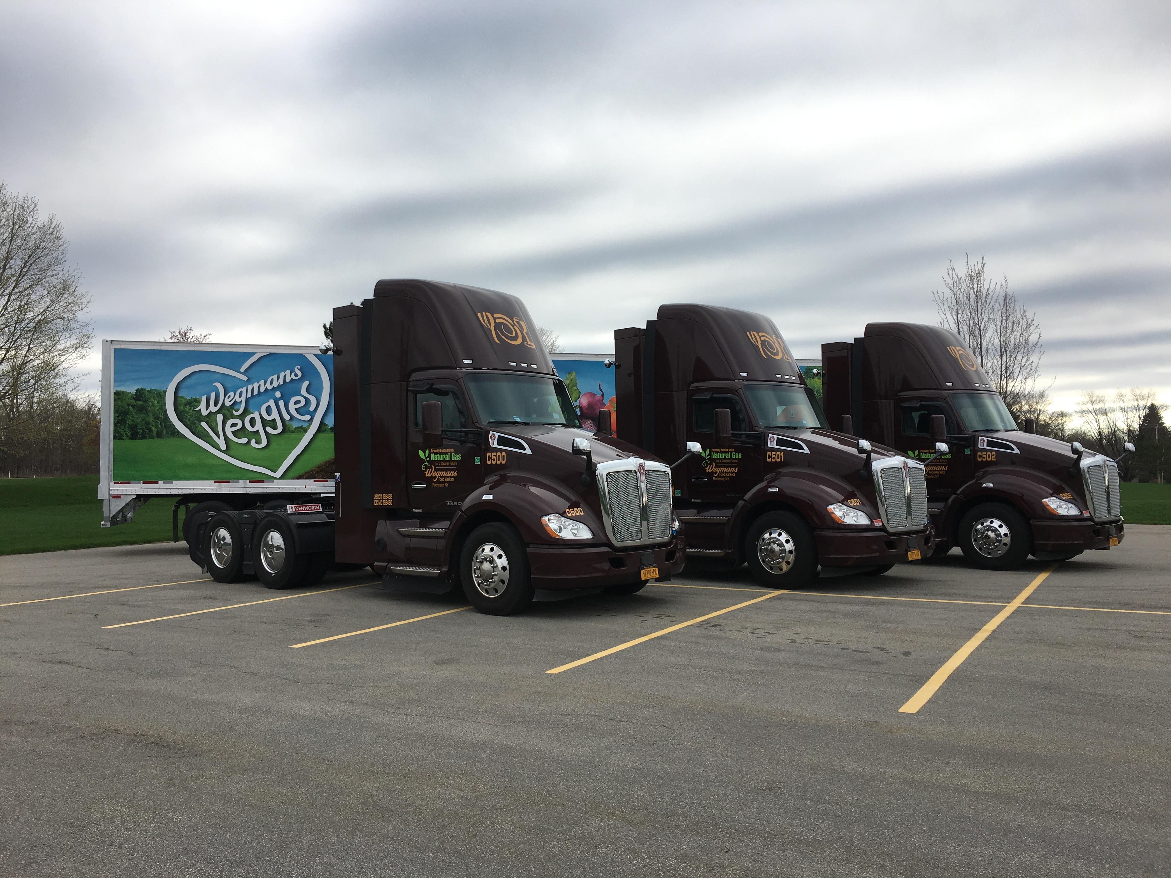 Wegmans unveils new natural gas trucks WUHF