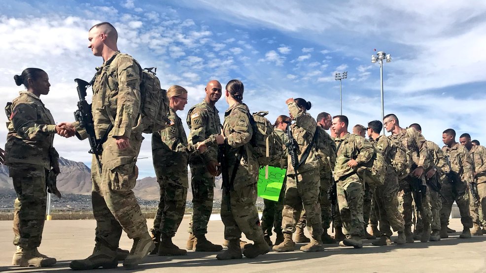 Fort Bliss soldiers return from 9month Afghanistan tour KFOX