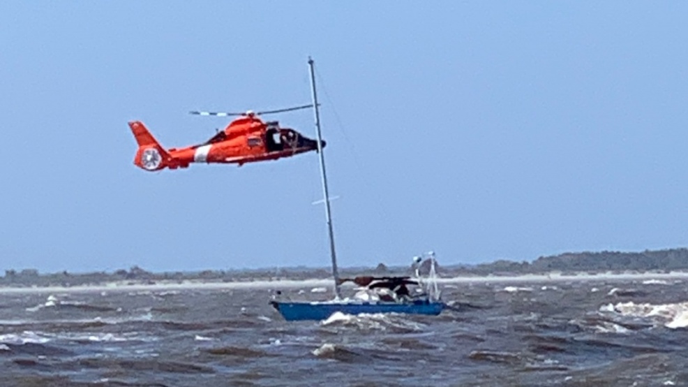 Coast Guard rescues man from disabled sailboat near WCIV