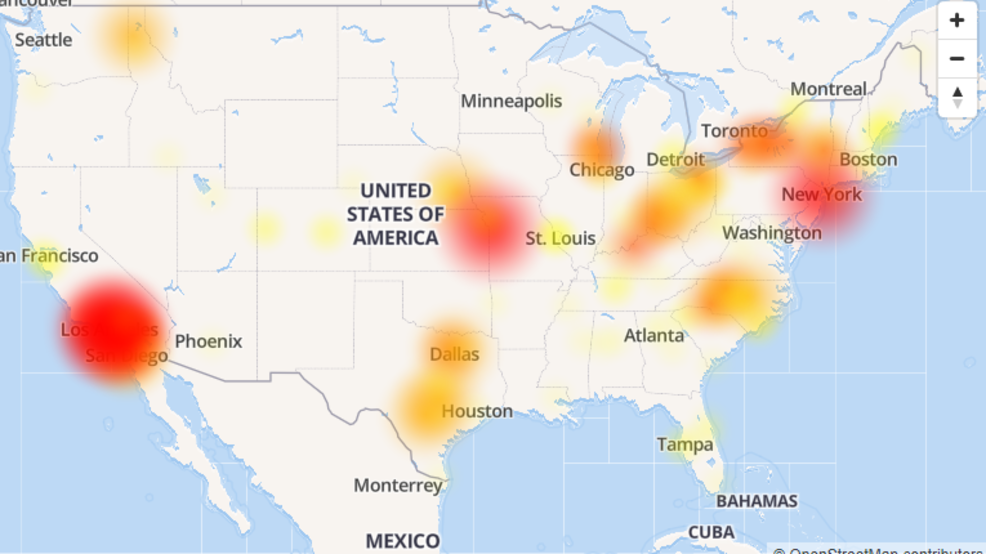 Widespread Spectrum outages reported KABB
