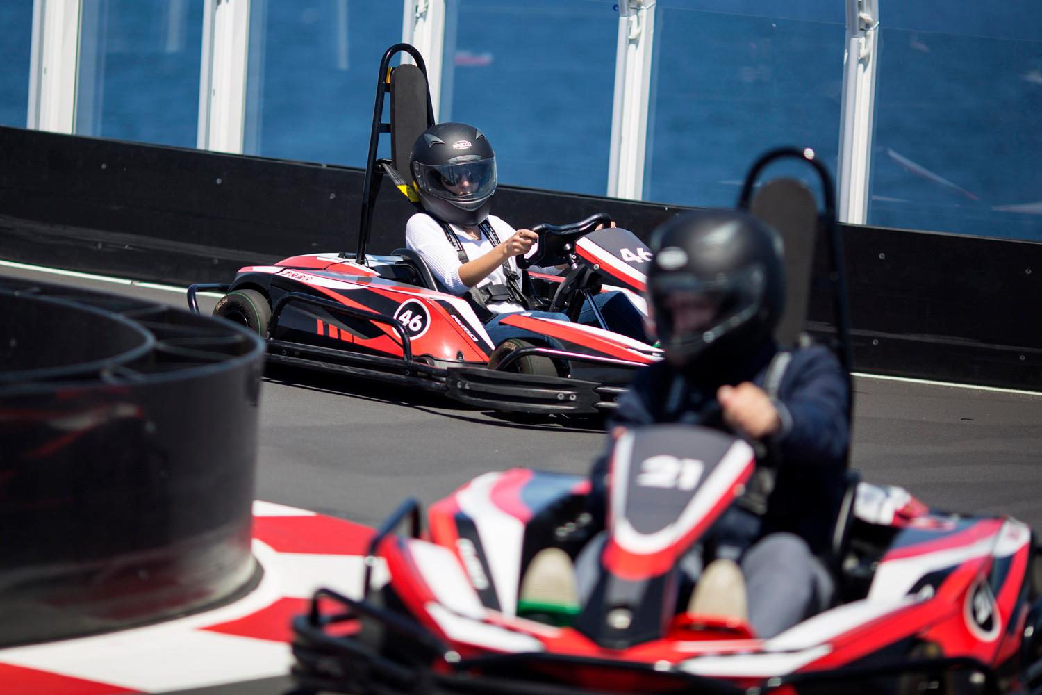 Photos The world's longest race track at sea is on a cruise ship Seattle Refined