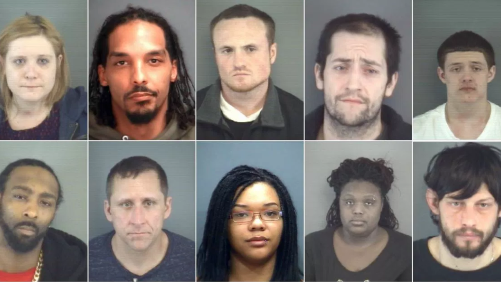 Police 12 Arrested Several Drugs Seized After Drug Raids In Virginia Wset 