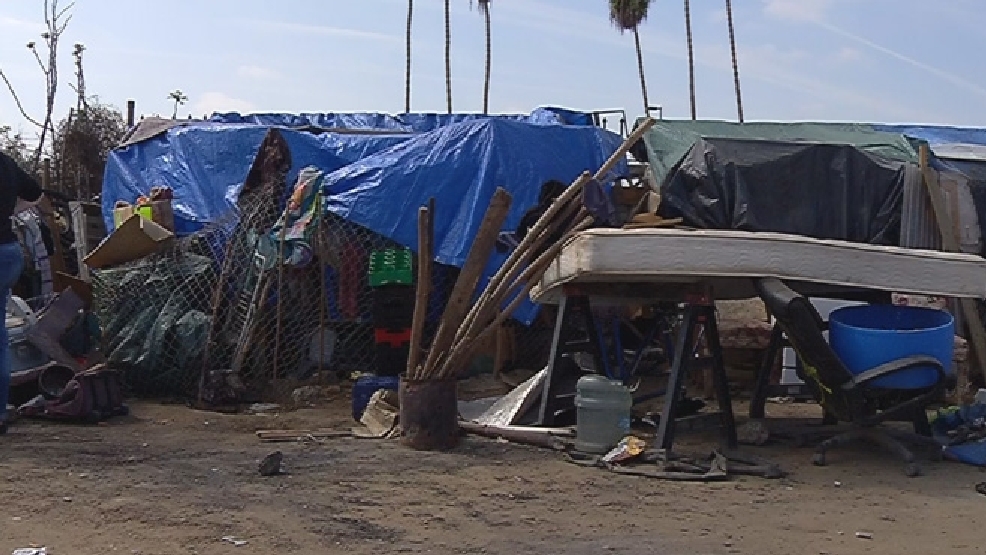 Assistance groups reach out to large Bakersfield homeless camp KBAK