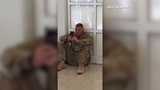 Viral photo: Soldier delayed in Texas airport watches daughter's birth on FaceTime