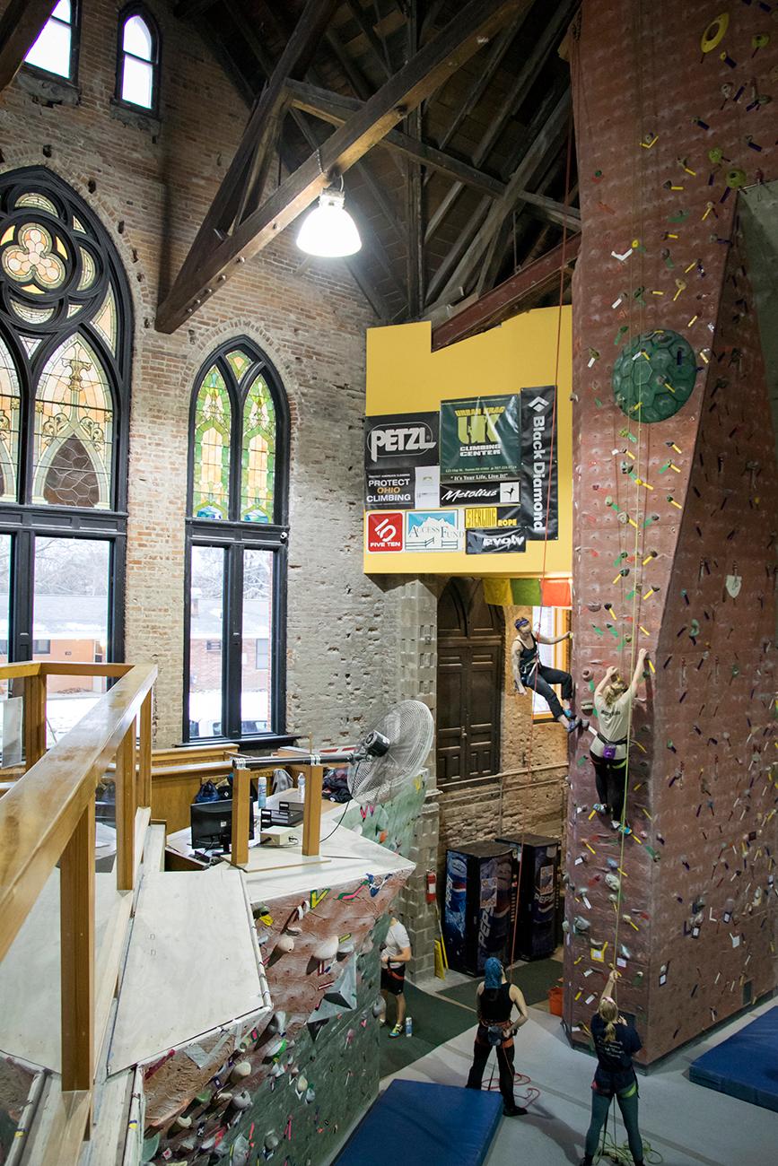 Dayton Has An Awesome Rock Climbing Gym Inside Of A FormerlyAbandoned