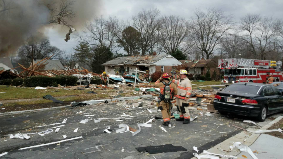 House Fire, Explosion Causes Massive Damage In Baltimore Neighborhood ...