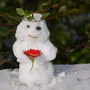 Your photos: It doesn't take much snow to make a snowman! 