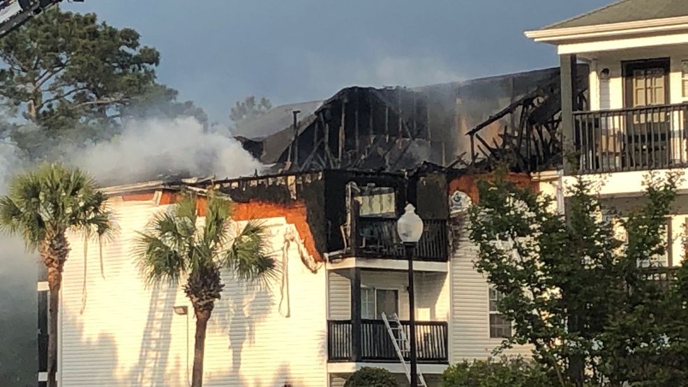 Several units damaged after 3story apartment fire in Myrtle Beach WPDE