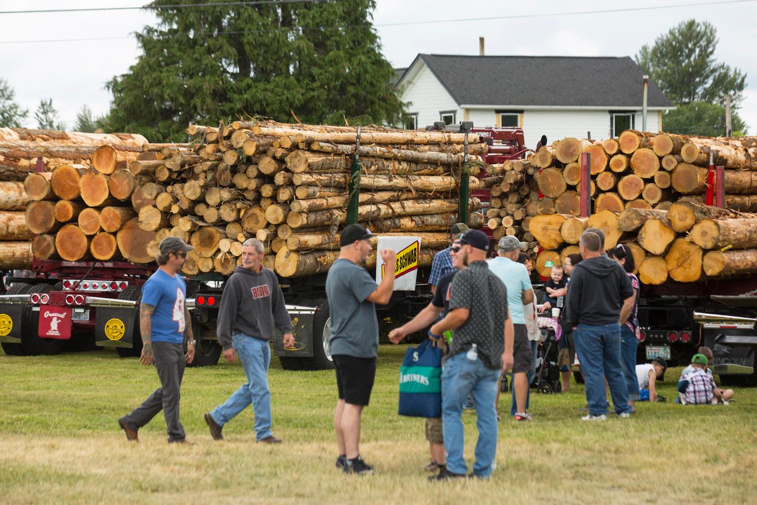 Let's Go Places Chop chop! It's time for the 45th Annual Buckley Log