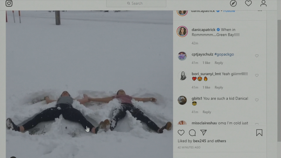 Danica Patrick adds snow angels to Green Bay CrossFit workout - Fox11online.com