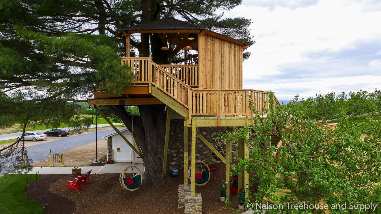 Treehouse of the Day An Angry Orchard Tasting Room Seattle Refined