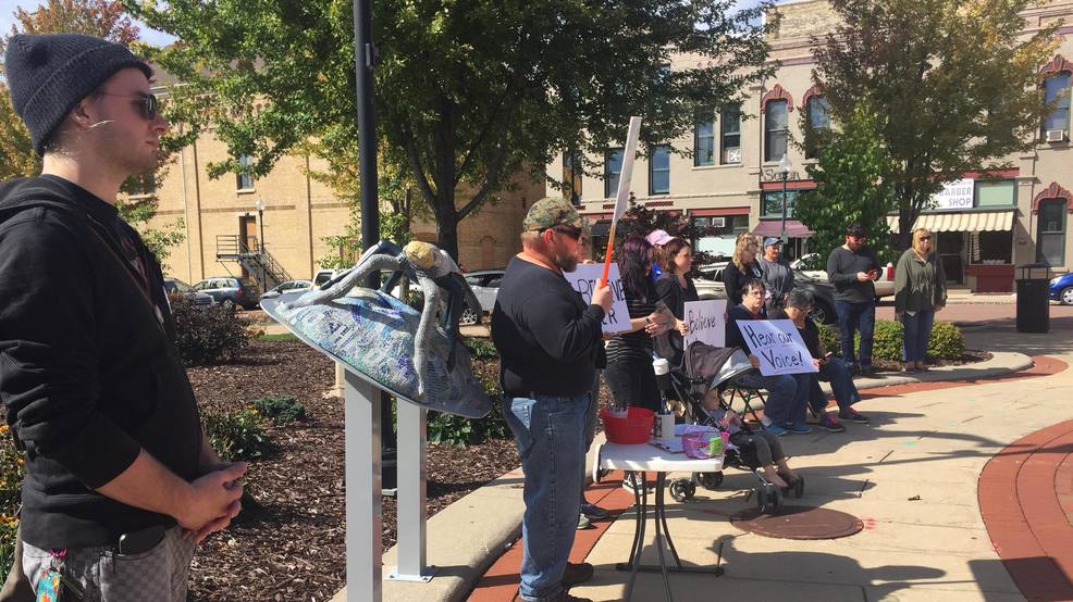 Oshkosh rally against Judge Kavanaugh