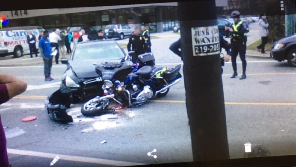 Driver cuts off funeral procession, injuring motorcycle officer WJAR