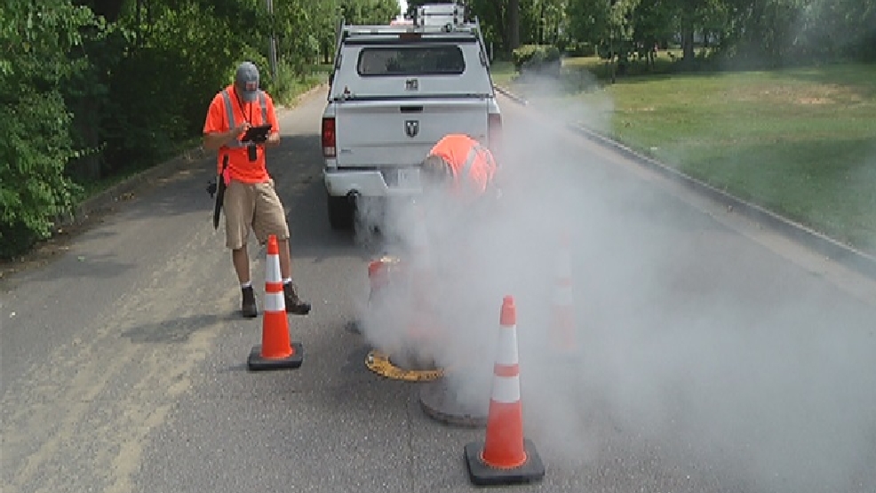 Smoke testing checks sewer lines | KRCG