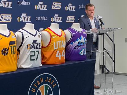utah jazz 5 for the fight jersey